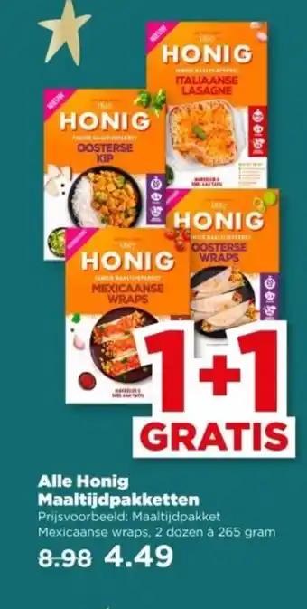 PLUS Alle Honig Maaltijdpakketten aanbieding