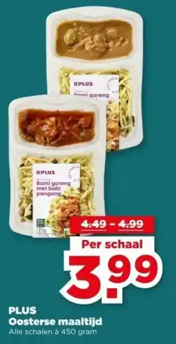 PLUS PLUS Oosterse maaltijd aanbieding