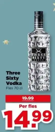 PLUS Three Sixty Vodka aanbieding