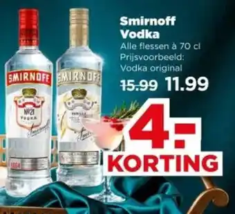PLUS Smirnoff Vodka aanbieding