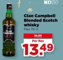PLUS Clan Campbell Blended Scotch whisky aanbieding