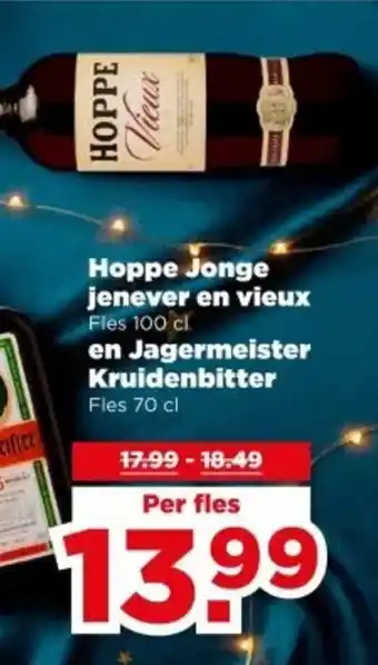 PLUS Hoppe Jonge jenever en vieux aanbieding