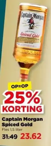 PLUS Captain Morgan Spiced Gold aanbieding