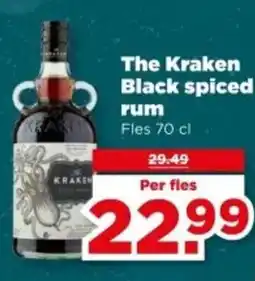PLUS The Kraken Black spiced rum aanbieding