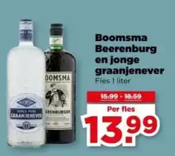 PLUS Boomsma Beerenburg en jonge graanjenever aanbieding