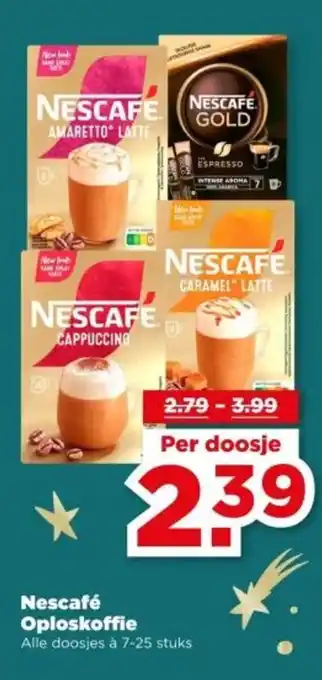 PLUS Nescafé Oploskoffie aanbieding