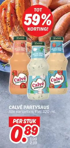 Dekamarkt Calvé partysaus aanbieding