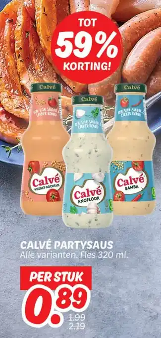 Dekamarkt Calvé partysaus aanbieding