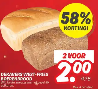 Dekavers west-fries boerenbrood