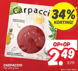 Dekamarkt Carpaccio aanbieding