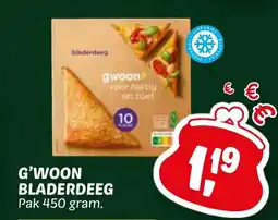 Dekamarkt G'woon bladerdeeg aanbieding