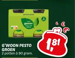 Dekamarkt G'woon pesto groen aanbieding