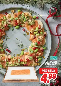 Dekamarkt Gerookte zalmhaas aanbieding