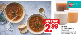 Dekamarkt Verse luxe soepen aanbieding