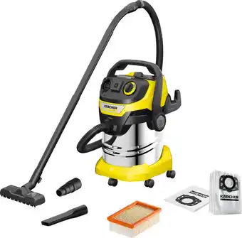 Coolblue Karcher WD 5 P S V-25/5/22 + Karcher Stofzuigerzak voor WD 4/5/6 (4x) aanbieding