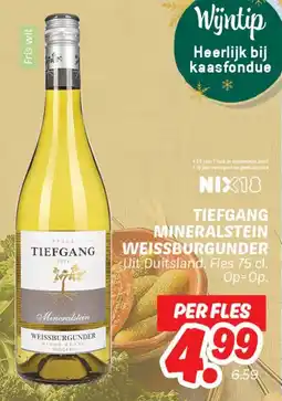 Dekamarkt Tiefgang mineralstein weissburgunder aanbieding