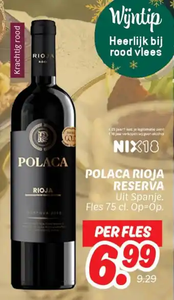 Dekamarkt Polaca rioja reserva aanbieding
