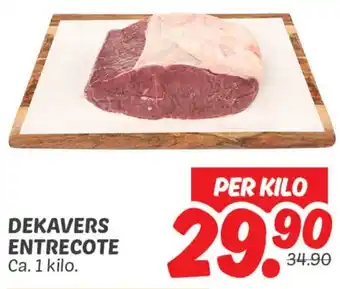 Dekamarkt Dekavers entrecote aanbieding