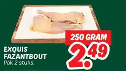 Dekamarkt Exquis fazantbout aanbieding