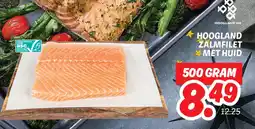 Dekamarkt Hoogland zalmfilet met huid aanbieding