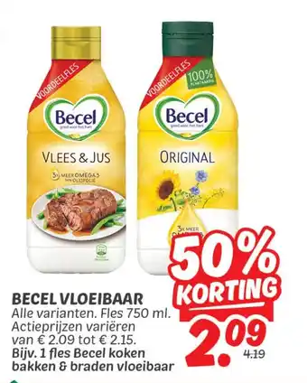 Dekamarkt Becel vloeibaar aanbieding