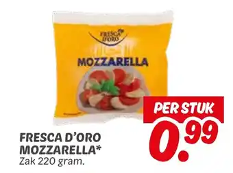 Dekamarkt Fresca d'oro mozzarella aanbieding