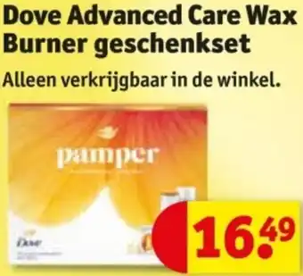 Kruidvat Dove Advanced Care Wax Burner geschenkset aanbieding