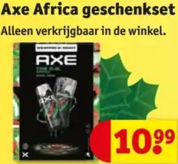 Kruidvat Axe Africa geschenkset aanbieding