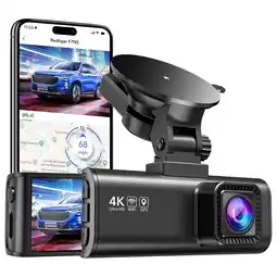 ANWB Redtiger F7NS 4K 1CH Wifi GPS dashcam Zwart aanbieding