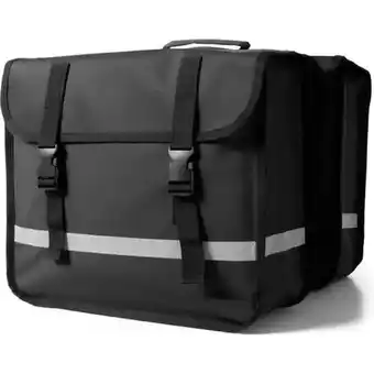 ANWB Jonska dubbele fietstas van tarpaulin Zwart aanbieding