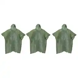 ANWB Bensen Benson regenponcho set Groen aanbieding