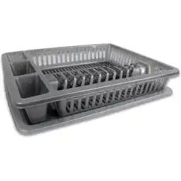 ANWB Michelino Afdruiprek met lekbak Grijs aanbieding