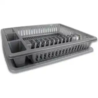 ANWB Michelino Afdruiprek met lekbak Grijs aanbieding