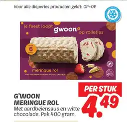 Dekamarkt G'woon meringue rol aanbieding