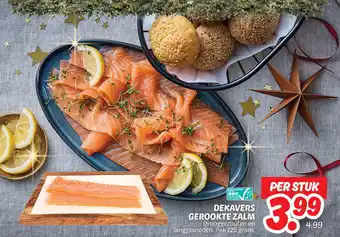 Dekamarkt Dekavers gerookte zalm aanbieding