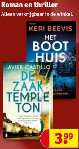 Kruidvat Roman en thriller aanbieding