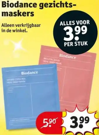 Kruidvat Biodance gezichtsmasker aanbieding