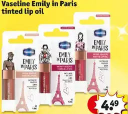 Kruidvat Vaseline Emily in Paris tinted lip oil aanbieding