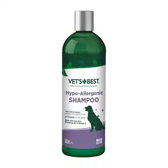 Zooplus 500ml Vets Best Hypo-Allergenic Shampoo Hond aanbieding