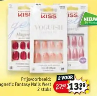 Kruidvat KISS Magnetic Fantasy Nails West aanbieding