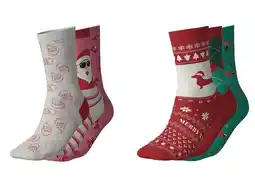 Lidl esmara 3 Paar dames kerstsokken aanbieding