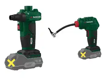 Lidl PARKSIDE Accu-luchtpomp of -compressor 20 V zonder accu en lader aanbieding