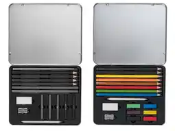 Lidl crelando Schetsset of tekenset aanbieding