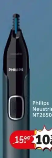 Kruidvat Philips Neustrimmer NT2650/16 aanbieding