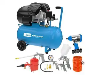 Lidl Güde Compressor set 405/10/50 aanbieding