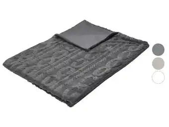 Lidl LIVARNO Plaid 130 x 170 cm aanbieding