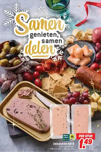 Dekamarkt Dekavers paté aanbieding