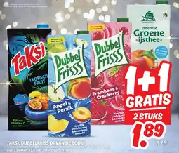 Dekamarkt Taksi, Dubbelfriss of van De Boom aanbieding