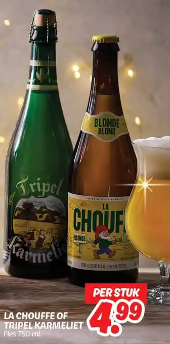 Dekamarkt La chouffe of Tripel Karmeliet aanbieding