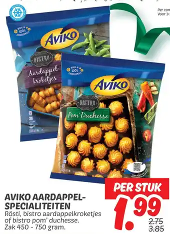 Dekamarkt Aviko Aardappelspecialiteiten aanbieding